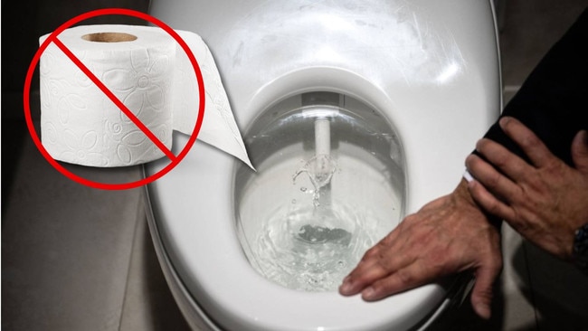 Japanese toilet maker says to hold the toilet paper. Picture: iStock