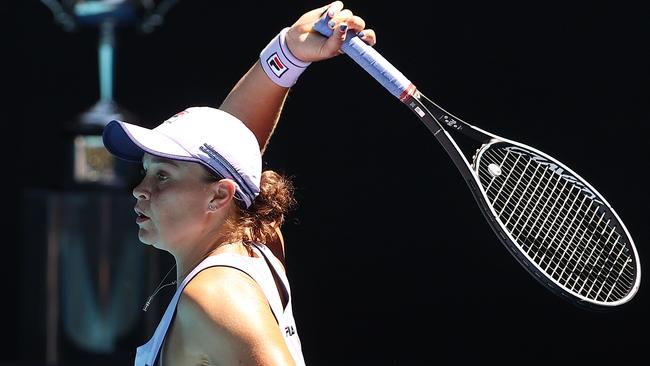 Ash Barty’s Australian Open came to an early end. Picture: Michael Klein