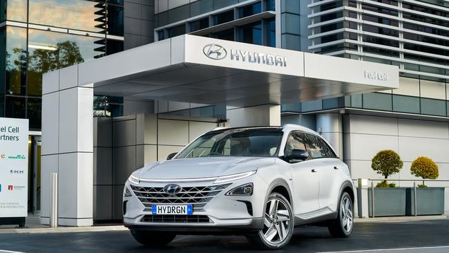 2021 Hyundai Nexo hydrogen fuel cell vehicle.