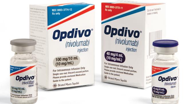 From March 1, the drug Opdivo (or nivolumab) was expanded under the PBS, providing subsided access to the expensive treatment. Picture: Supplied