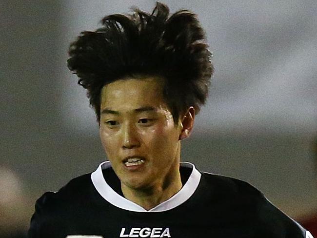 SYDNEY, AUSTRALIA - JULY 27: Danny Seung-Joo Choi of Blacktown in action during the FFA Cup round of 32 match between Blacktown City and Sydney United 58 FC at Lilly's Football Centre on July 27, 2016 in Sydney, Australia. (Photo by Mark Nolan/Getty Images)