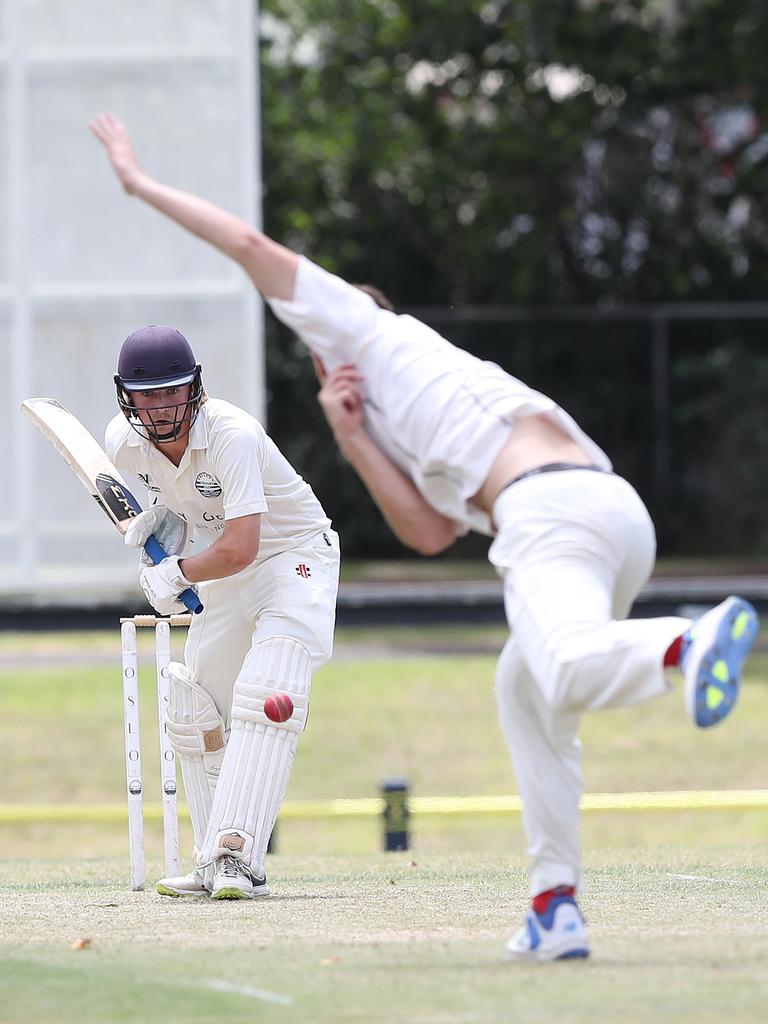 Field faces Richmond's Mitch Perry. Picture: Alan Barber