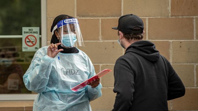 Melbourne’s next step out of lockdown now apparently relies on people in the northern suburbs getting tested Photo: Darrian Traynor/Getty Images