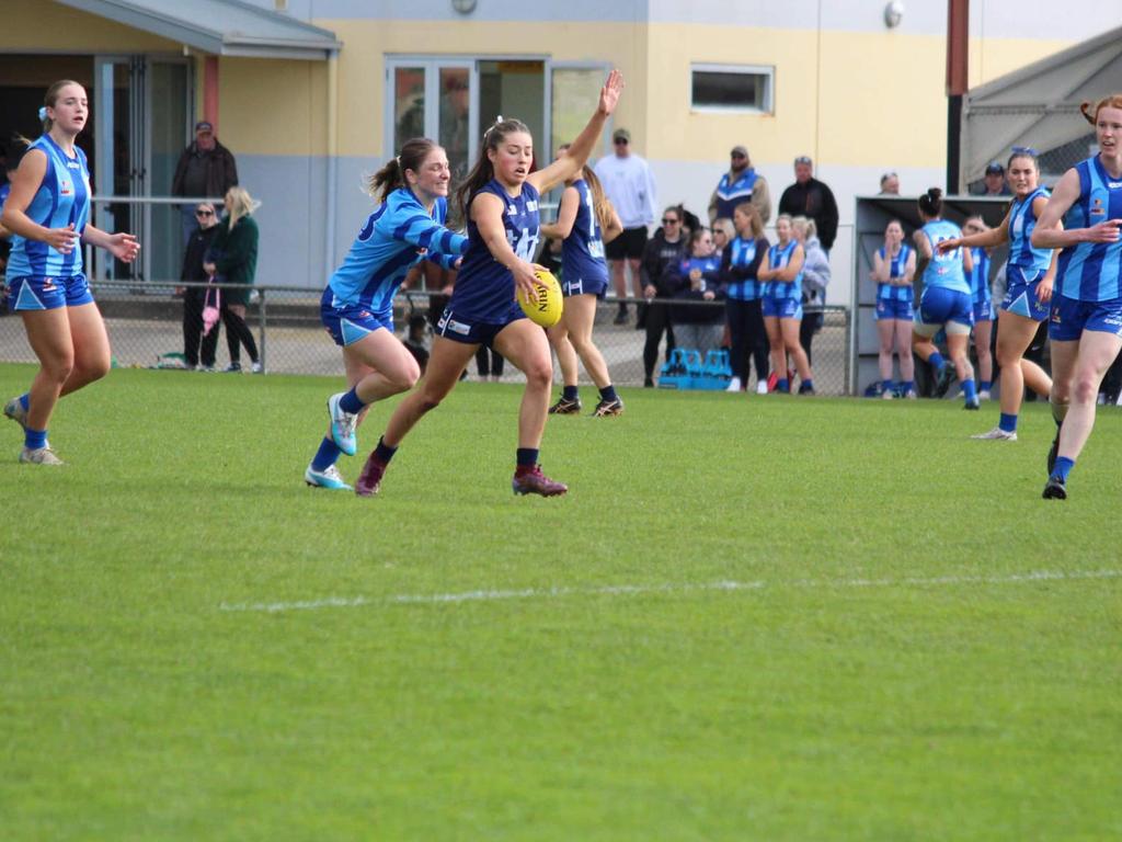 Samara Whitney played for the Wynyard Football Club and was part of the Tasmania Devils program.