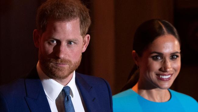 Prince Harry spoke about spoke about Meghan’s struggles with mental health. Picture: JUSTIN TALLIS / AFP)