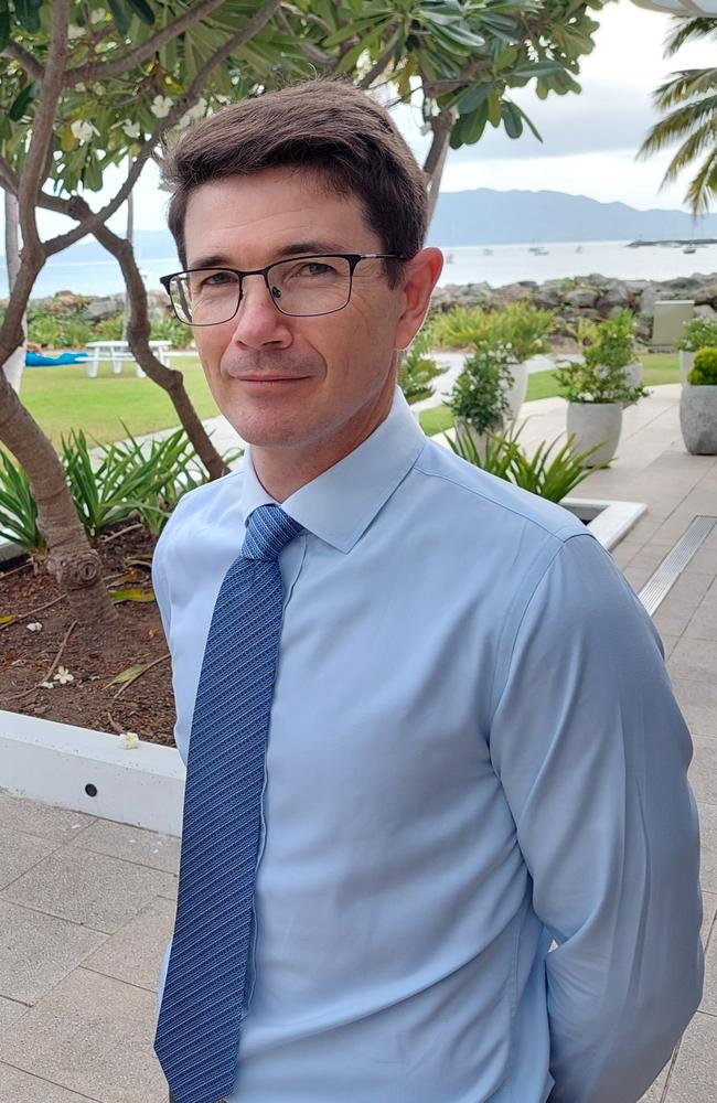 Townsville Chamber of Commerce chief executive Heidi Turner and PVW Partners’ Managing Partner Carl Valentine attended a post-budget breakfast at The Ville. Picture: Leighton Smith.