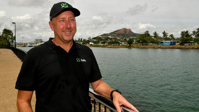 Edify CEO John Cole at the Townsville Quayside Terminal for announcement of a Hydrogen Hub. Picture: Evan Morgan