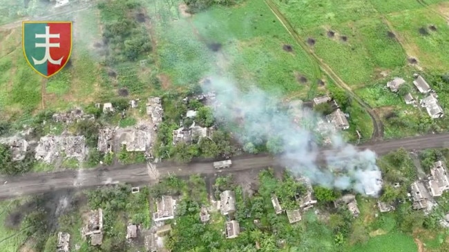 Ukrainian forces are coming under intense fire as they move further into Russian-occupied territory. Picture: Reuters/The Times