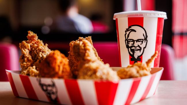 There’s a hi-tech new way to order your fried chicken in 5 Sydney KFC drive-throughs. Picture: Lauren DeCicca/Getty Images