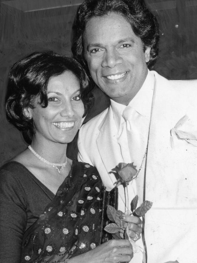 Kamahl and Sahodra in 1980.