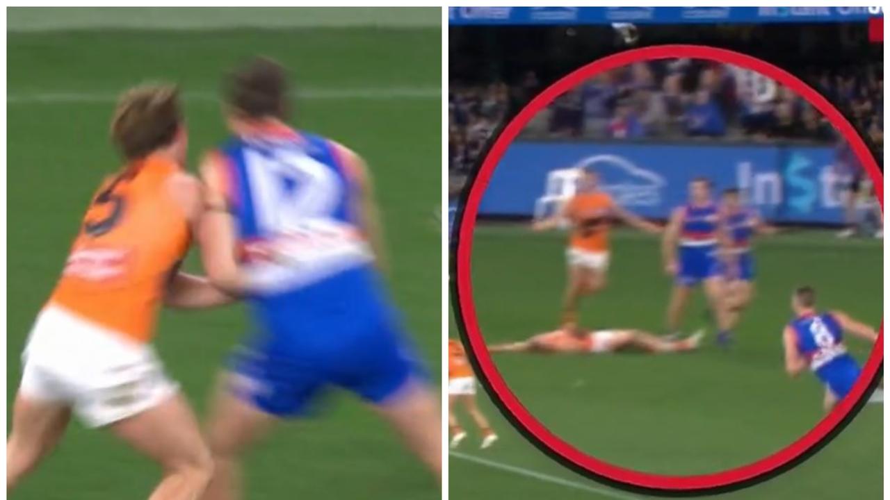 Zaine Cordy has been referred directly to the Tribunal for this bump on Tanner Bruhn.