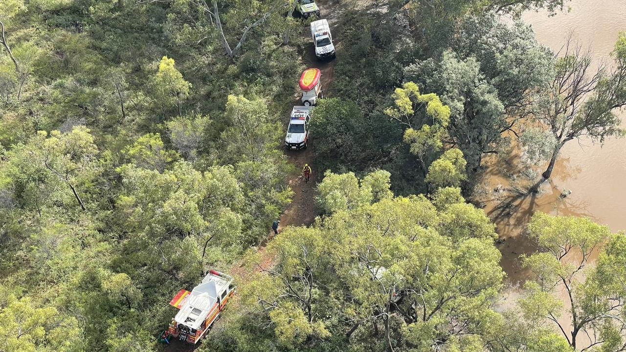 The rescue scene. Pictures: Queensland Fire and Emergency Services