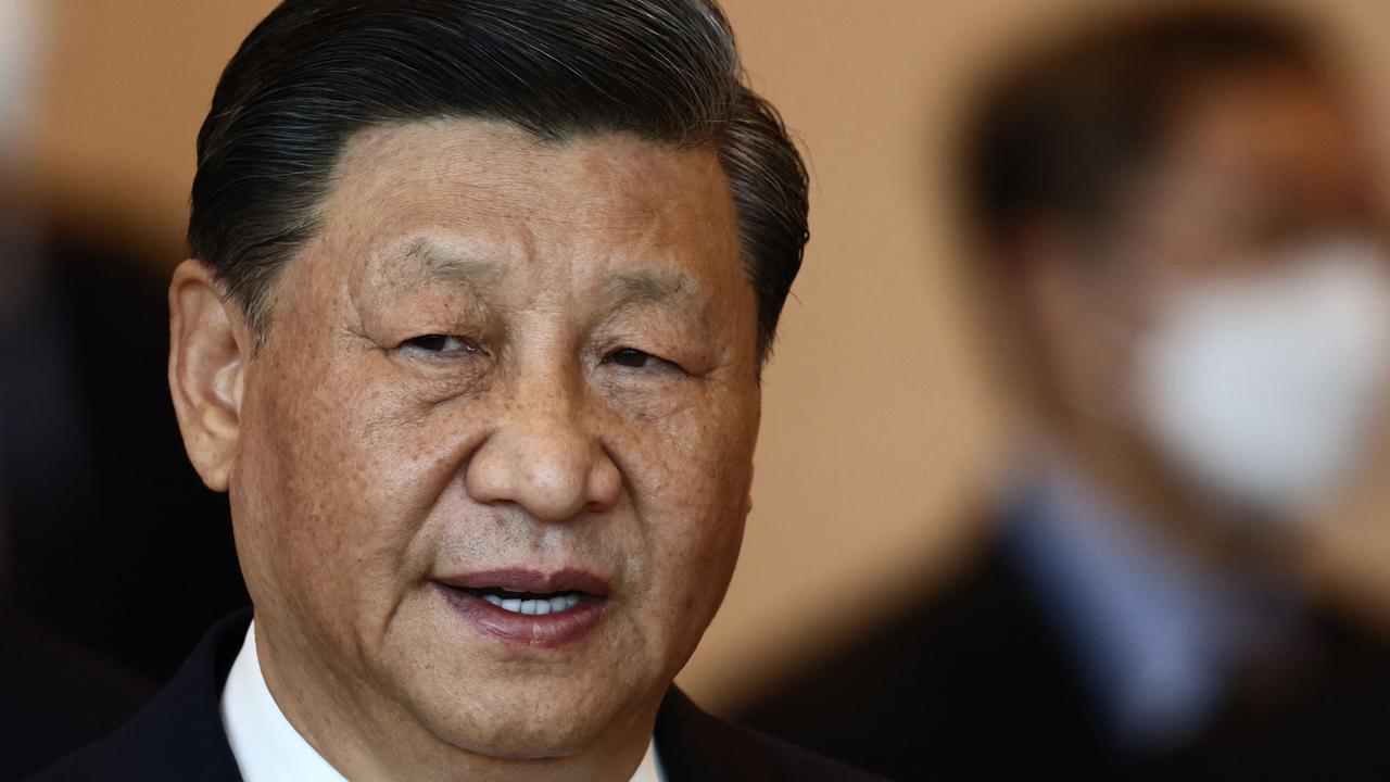 China's President Xi Jinping has vowed to take Taiwan. (Photo by Jack TAYLOR / POOL / AFP)