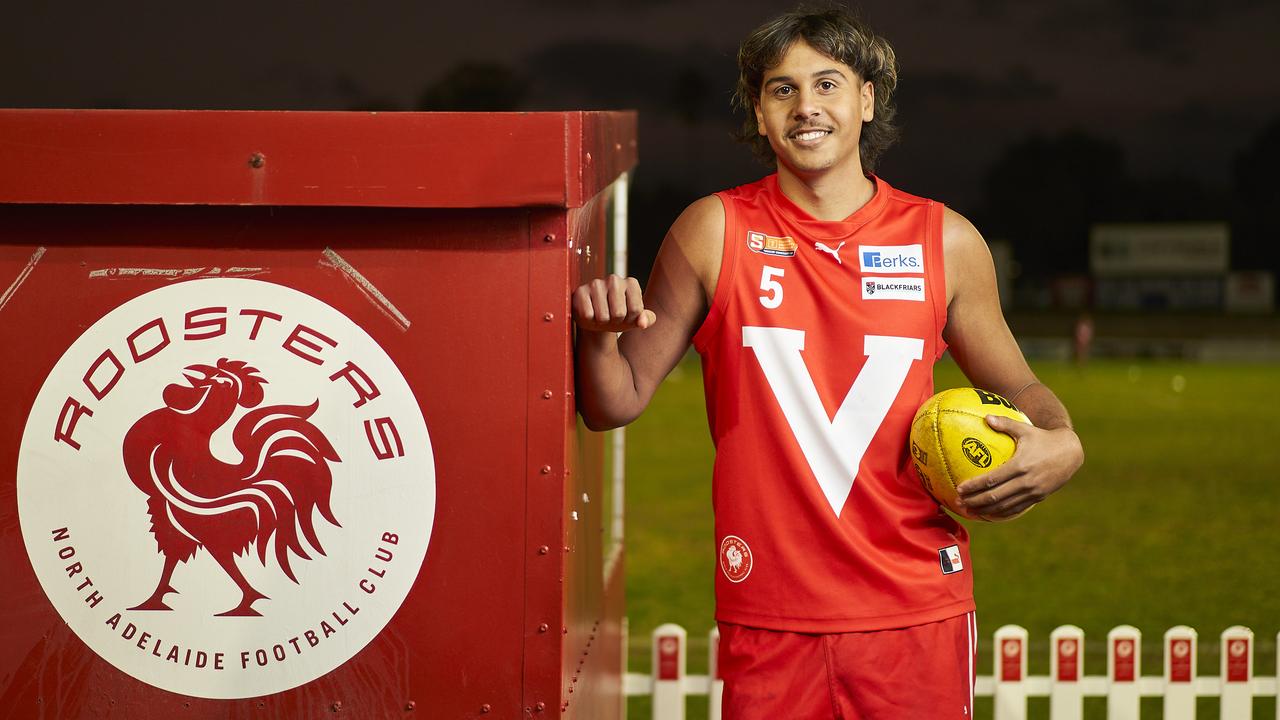 North Adelaide’s Isaac Keeler at Prospect Oval. Picture: MATT LOXTON