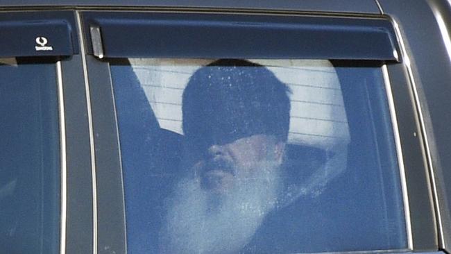 Abdul Nacer Benbrika leaves Barwon Prison last week. Picture: NCA NewsWire / Andrew Henshaw