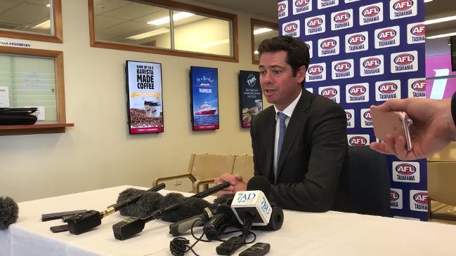 AFL CEO on footy in Tasmania