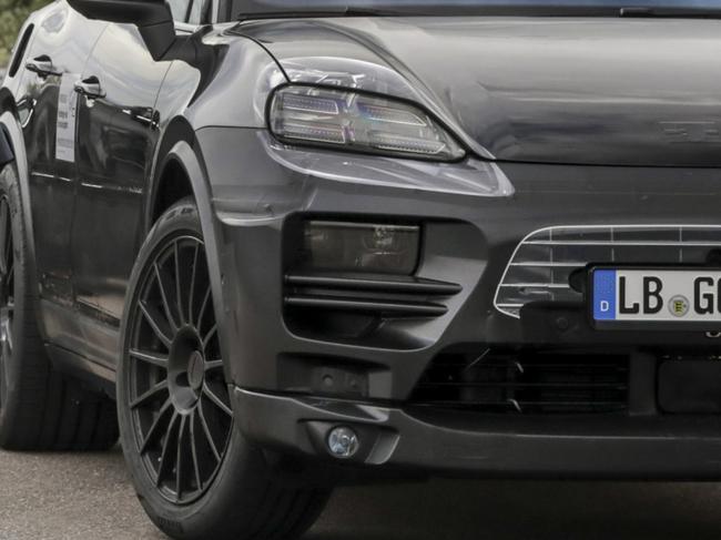 2023 Porsche Macan electric undergoing testing.