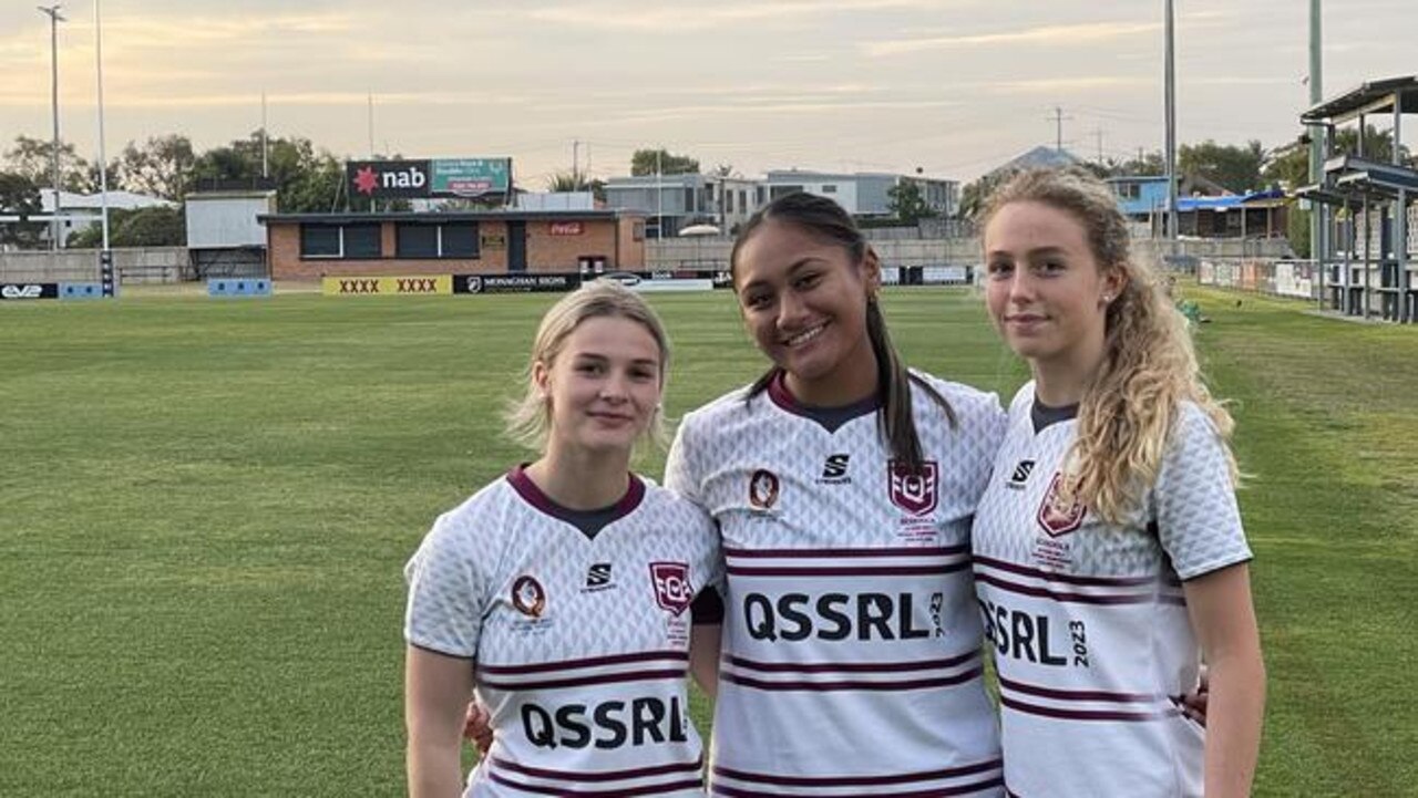 Paityne Johns, Mercedez Taulelei-Siala and Lila Parr.