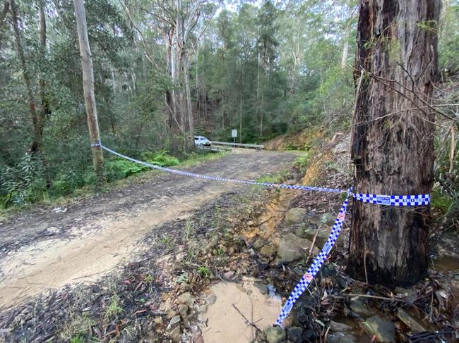 Officers found the woman, believed to be in her 40s, near Cliff Oval, which is a popular sporting ground, in North Wahroonga. Picture John Grainger