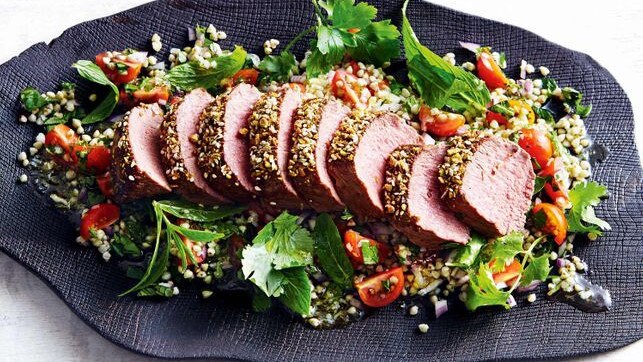 A playful twist on the classic lamb dinner.