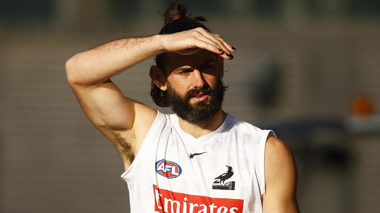Brodie Grundy of the Magpies. Picture: Daniel Pockett