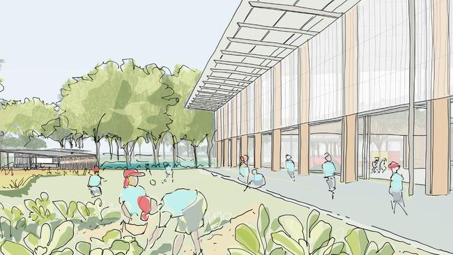 Artist impression of the new Geelong Grammar purpose-built primary school in Corio.