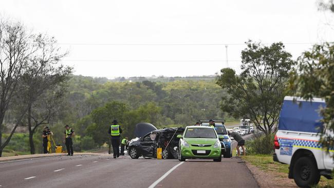 A woman was killed in this crash on Tiger Brennan Drive in February