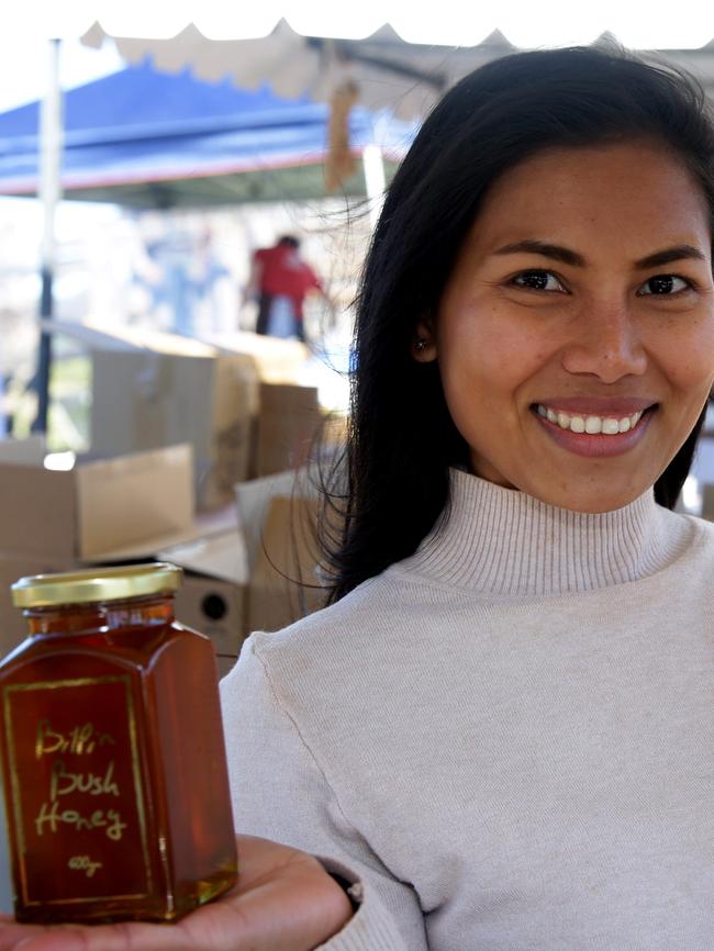 Sukritta Jirungda with some special honey.