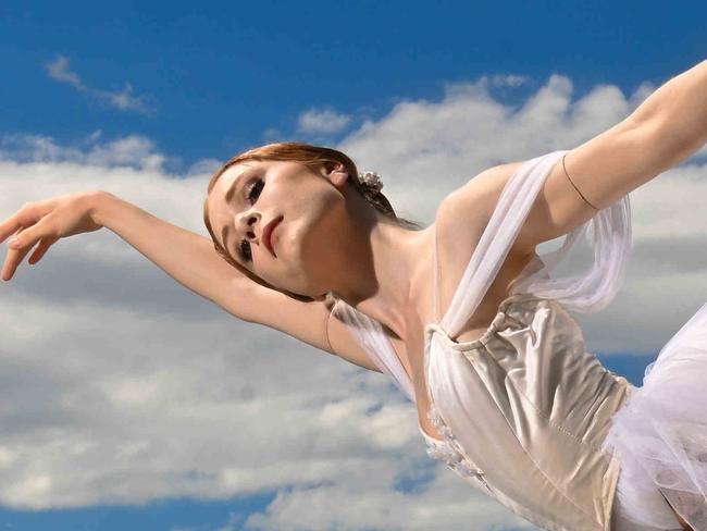 30/03/2023: Mia Heathcote and Patricio Reve who are starring in Giselle which opens at the Playhouse QPAC April 14, in Brisbane .pic Lyndon Mechielsen/Courier Mail