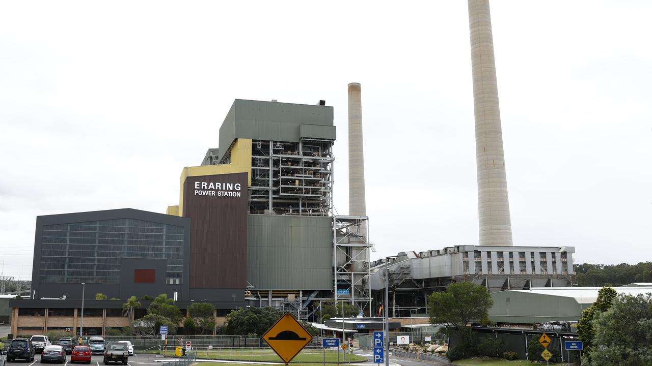 Origin’s massive Eraring Power Station in NSW. Picture: Richard Dobson