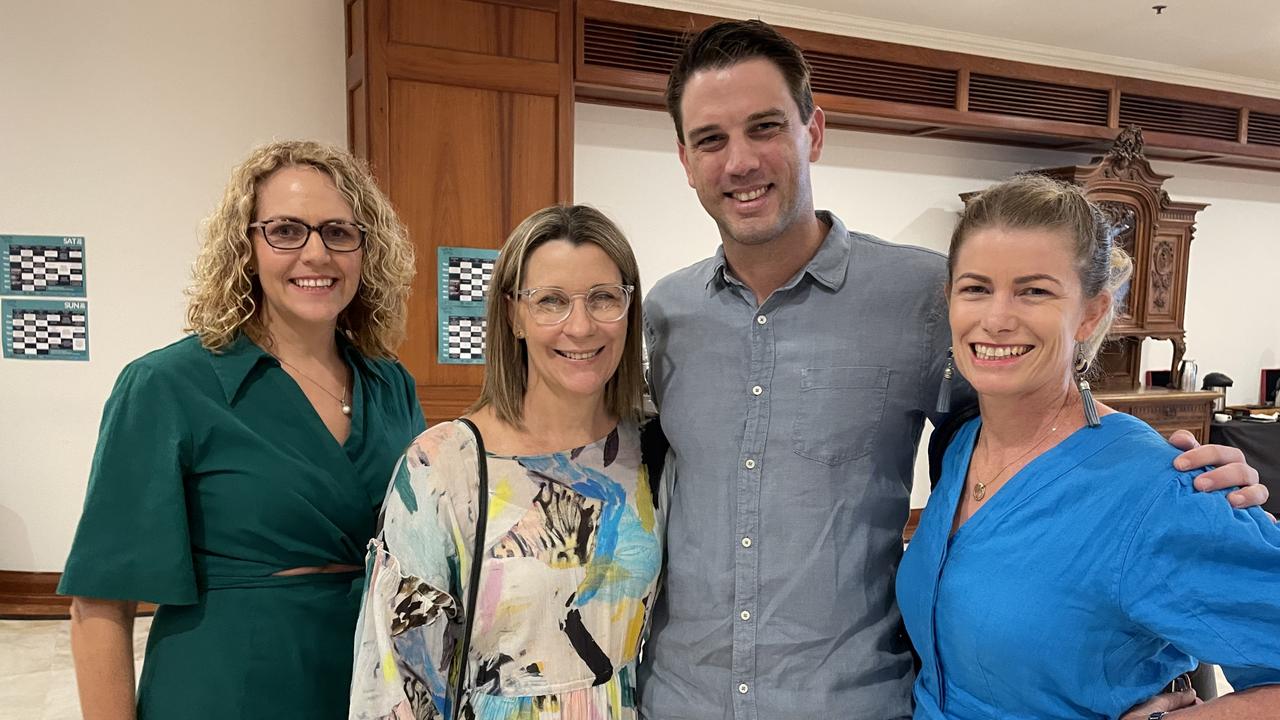 Melinda Whipp, Trish Dalton, Andrew Bilic, Anna Middleton at the Cairns Tropical Writers Festival. Picture Kristina