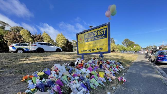 Five Hillcrest Primary School students were killed on Thursday in a horror jumping castle incident. Picture: Jack Evans