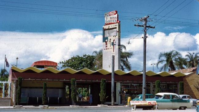 Surfers Paradise Beer Garden, November 1958 Picture: Supplied