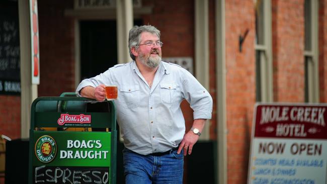 Mole Creek Hotel publican Doug Westbrook says he is confident the new water treatment plant will be completed by the end of the year.