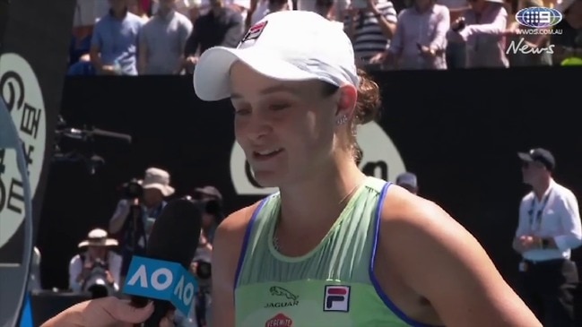 Ash Barty advances to the semi-finals