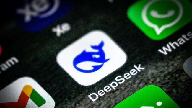 Intelligence agencies have warned DeepSeek poses an ‘unacceptable risk’ to national security. Picture: AFP