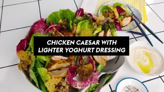 Easy Chargrilled Chicken Caesar Salad