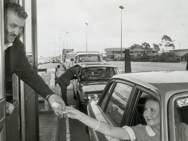 A picture from the last day the tolls were in use. Picture: Janine Eastgate