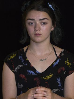 Game of Thrones star Maisie Williams during a trip to Greece. Picture: AP