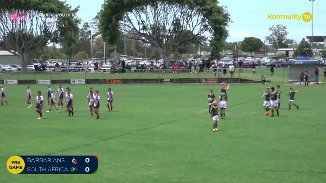 Replay:  Queensland Barbarians v Queensland South Africa (U10) - 2024 Pacific Youth Rugby Festival Day 1