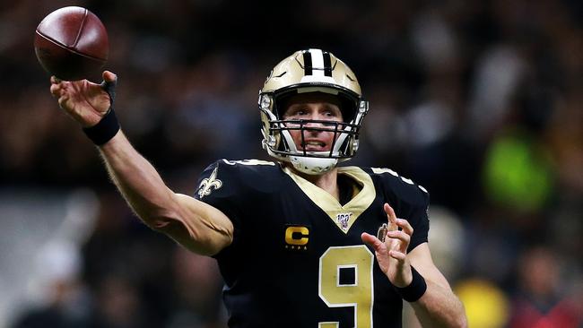 Super Bowl-winning quarterback Drew Brees. Picture: Sean Gardner/Getty Images/AFP