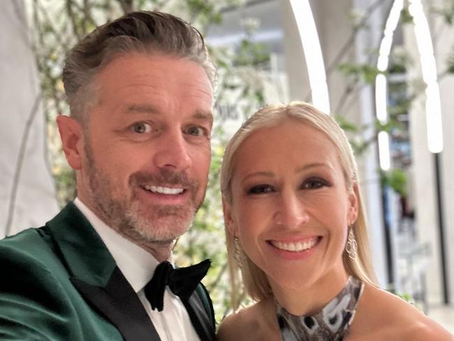 Jock Zonfrillo and wife Lauren. Picture: jockzonfrillo/Instagram