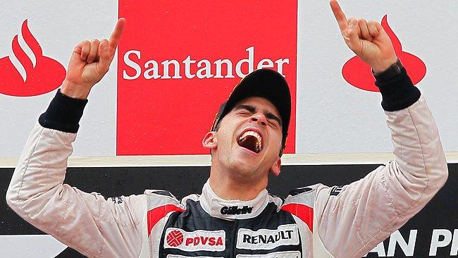 Pastor Maldonado claims first GP