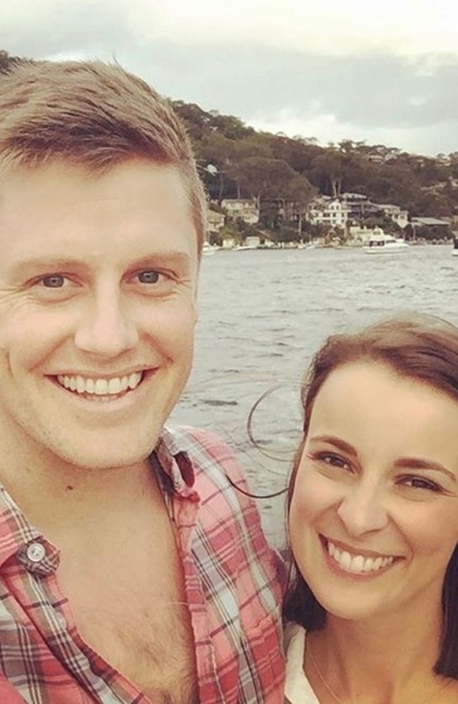 Next to wed, Nine reporters Joel Dry and Jessica Millward. Picture: Instagram