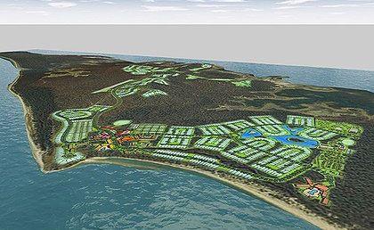 The proposed development on Hummock Island. Picture: Contributed