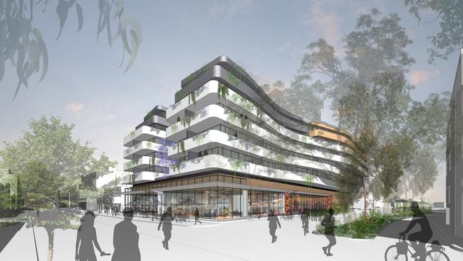 Artist’s impression of proposed Cross Street carpark redevelopment at Double Bay. Picture: Woollahra Council