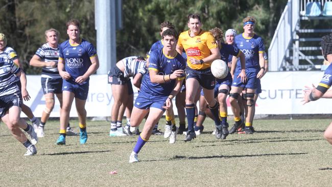 Callum Simpson. Bond Uni vs. Brothers Colts 1 club rugby at Bond Uni. 20July 2024 Robina Picture by Richard Gosling