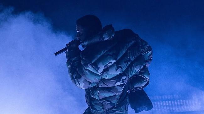 Drake in concert in Perth . picture : Instagram