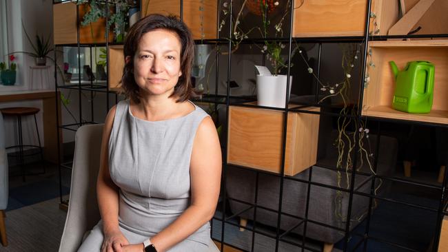 Doctor Irena Nikakis in her clinic at Fertility Tasmania in Hobart. Picture: Linda Higginson