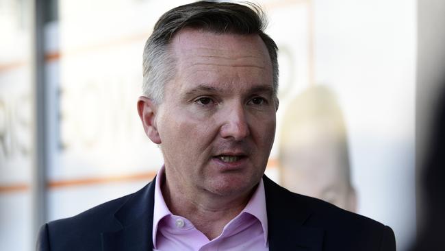 Chris Bowen has withdrawn from the Labor leadership race. Picture: AAP